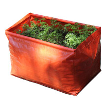 Haxnicks 2 x Garden Carrot Planter | Grow Bag Trough Planter For Planting Carrots | Pack Of 2, 45 x 30 x 30 cm | Planter140101 |, Red