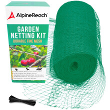 AlpineReach Garden Netting 2m x 20m Extra Strong Woven Mesh Bird Netting Heavy Duty Kit - Protect Plants & Fruit Trees Against Animals & Deer Fencing