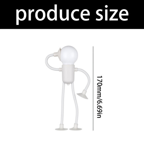 Lampe de bureau en forme d'ampoule avec ventouse, 1 pièce 2