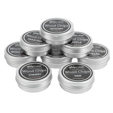 Dpofirs 8PCS Smoking Wood Chips, Cocktail Smoker Kit Applewood, Pecan, Oak, Cherry, Peach, Pear, Pecan for Smoked Drinks