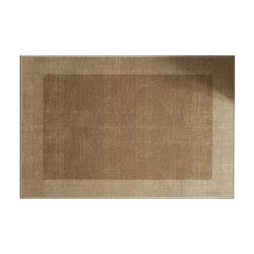 Μαλακό χαλί Karymi με μπεζ ριγέ μοτίβο 80x50cm – Αντιολισθητικό πατάκι για σαλόνι, 1