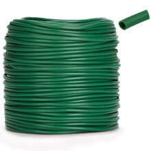 KINGLAKE Flexible Tying Tube, 3mm x 100m Green Garden Plant Ties for Climbing Plants, Plastic Garden String Ball for Tomatoes, Rose, Vegetables