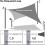 Kit de ferragens para vela de sombreamento de 6 polegadas para instalação de vela de sombreamento triangular e retangular, kit de ferragens para 5