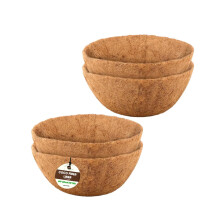 ApexTide Coco Liner Hanging Basket Liners 4PCS, 40 * 20cm/16 * 8in Natural Round Coconut Fiber Replacement Liners for Flowers, Vegetables Indoor