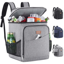 Lifewit 26L 34-Can Insulated Cooler Picnic Backpack Cool Bag, Large Picnic Bag Leakproof Portable Soft Food Cooler Box for Men Women for Outdoor,