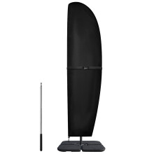 Dokon Parasol Covers Waterproof Cantilever Parasol Cover Heavy Duty Oxford Fabric Anti-UV Garden Banana Umbrella Covers Fit 3 to 4m Diameter