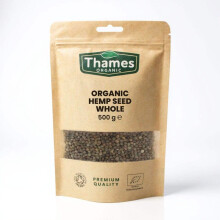 Organic Hemp Seeds - 500g of Nutritious & Flavorful Seeds - No Additives, No Preservatives - Raw, Vegan, Non-GMO - Great for Snacking, Baking, and