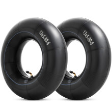 Heavy Duty 13x5.00-6" Inner Tubes, Exact Replacement 5.00-6/4.00-6 Tire Tube with TR87 Bent Valve Stem for Razor Dirt Quad, Lawn Mowers, Snow Blowers,