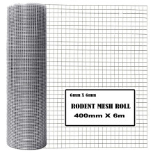 Space-IOT 40cm X6M Rodent Proof Wire Mesh, Galvanised Rat Proofing Mesh Roll,Welded Metal Plants Mesh,Pest Prevention,Stop Rat, Mouse, Squirrel, Bird