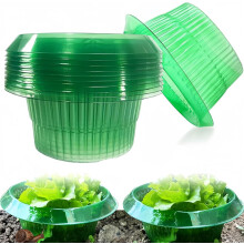 KAHEIGN 12Pcs Plastic Slug Collars, 20CM x 12CM Garden Plant Cloches Slug Snail Repellent Covers Slug Deterrent Barrier Collars for Salad Plants and