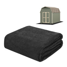 M METERXITY Outdoor Storage Shed Mat, 4x6.3 FT Waterproof Small Shed Flooring Mat for Patio Furniture Floor Protecting from Wear/Liquid/Dust/Oil,