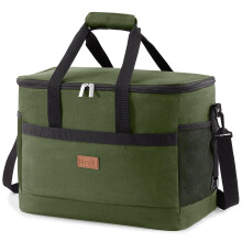Lifewit Cooler Bag 50 Cans Collapsible and Insulated Large Lunch Bag Leakproof Soft Cooler Portable for Camping/BBQ/Family Outdoor Activities, Green