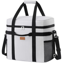 Lifewit 40L 60-Can Soft Cooler Bag with Hard Liner, Large Insulated Picnic Lunch Bag Box Soft-Sided Cooling Bag for Camping?BBQ?Family Outdoor