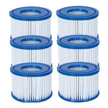 Bestway Filter Cartridge VI for Lay-Z-Spa Miami, Vegas, Monaco 3 x Twin Pack