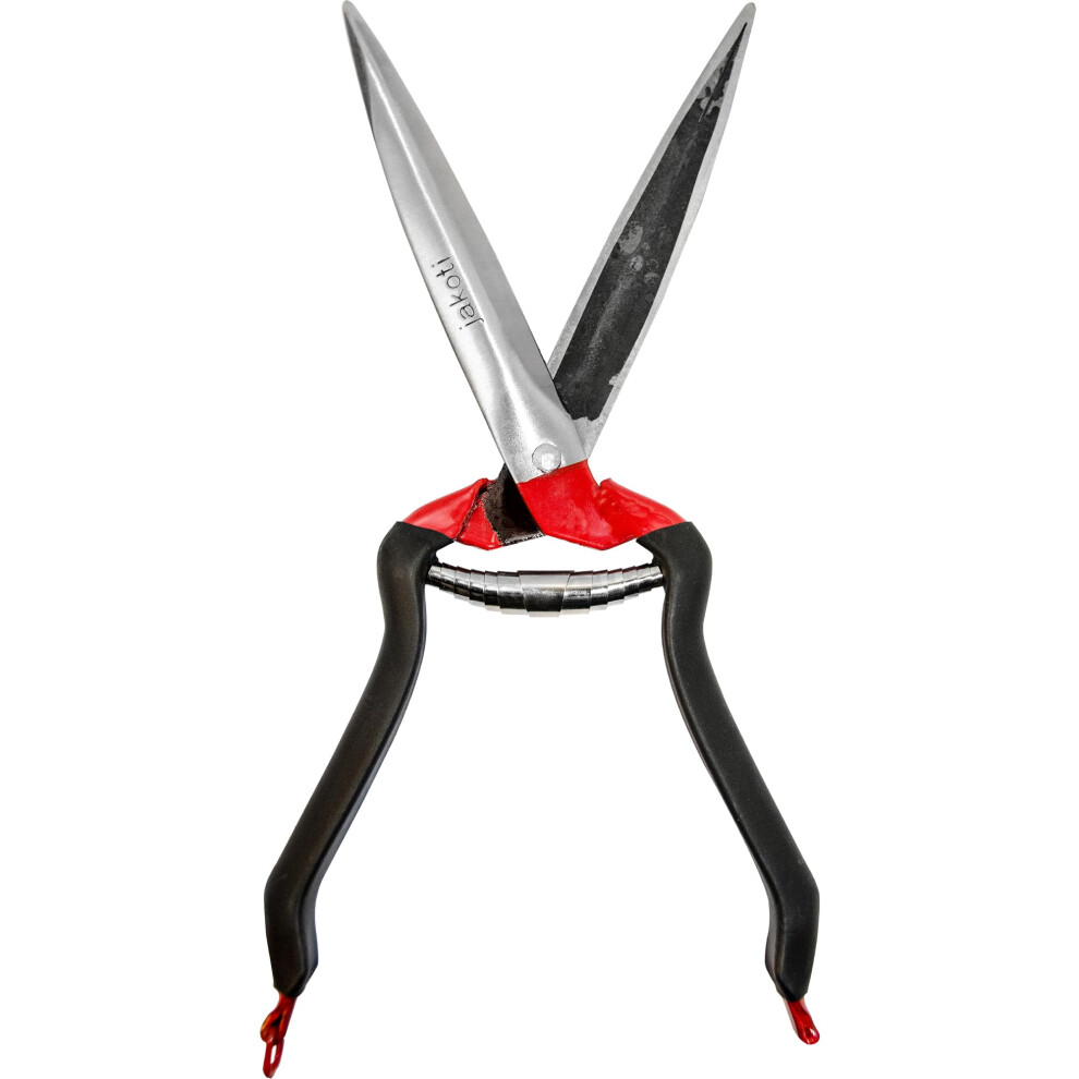 Jakoti Hand Shears (L30cm) One Handed Garden Shears For Grasses, Topiary & Pruning. Ultra Sharp Sheep Shears For Dagging, Shearing & Trimming. 15Cm 5051224454822