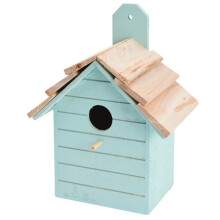 ABRUS? Wooden Bird House Outdoors | Assorted Decorative Hanging Bird House Garden (Green)