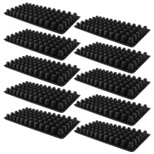 Angoily 10 Pcs Seedling Trays 72 Cells Plug Plant Trays for Gardening Nursery Plant Propagation Germination