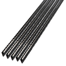 Ground Anchor Stakes Heavy Duty Straight Rebar Stakes Forged 15 Inches Garden Camping Tent Stakes Black Powder Coated Steel Plant Support Garden