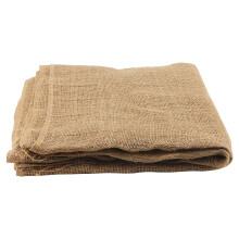 MAHIONG 100cm x 7m Hessian Fabric Natural Burlap Fabric, Hessian Cloth Fabric Roll for Plants Cover, Weed Barriers, Bark Protection, Home Decor