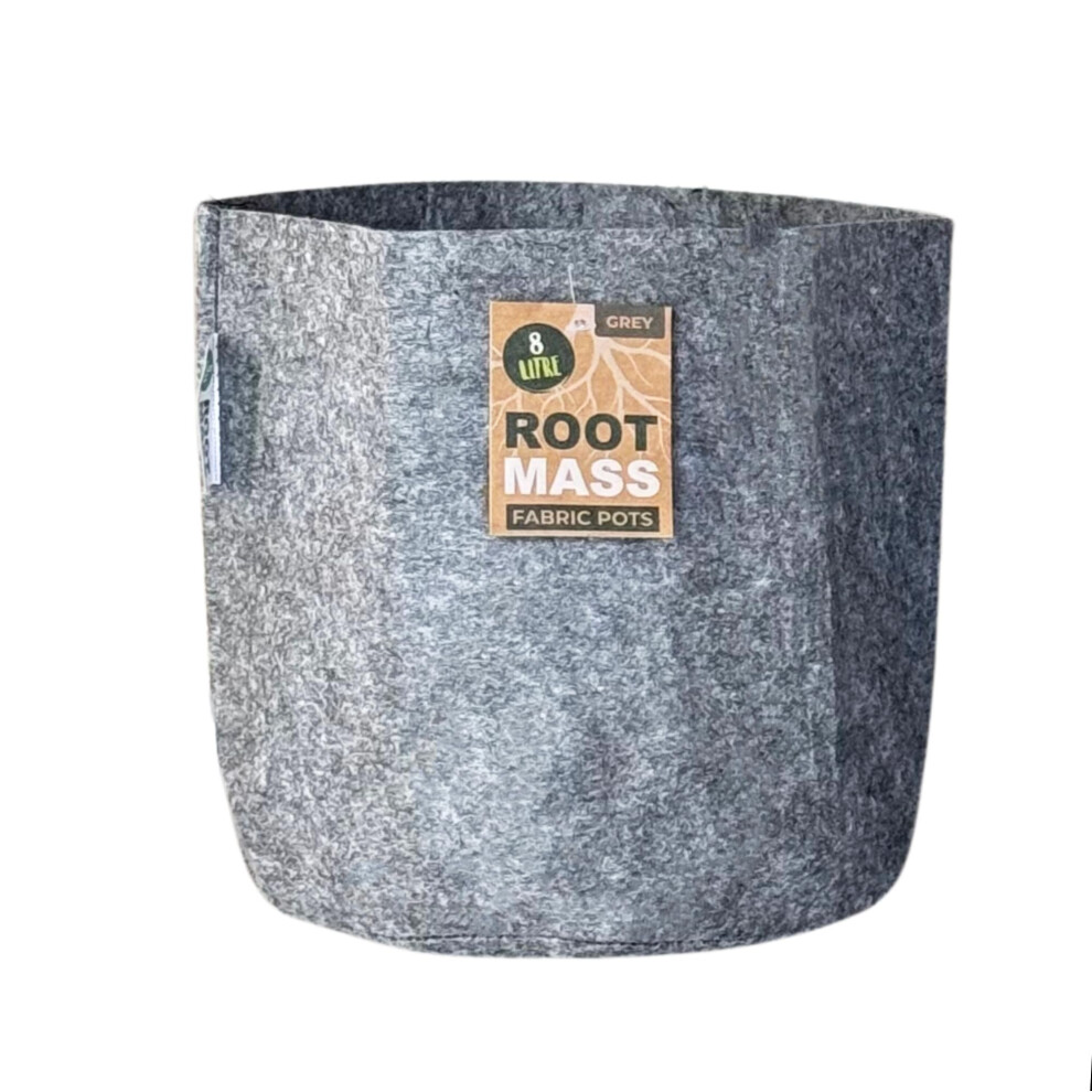 5 Pack Fabric Plant Growing Bags, 8L, 12L, 16L, 20L Nonwoven Fabric Breathable Grow Bags Heavy Duty Thickened Root Aeration Garden Pots, For Growcery