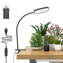 Mojimdo Grow Lights for Indoor Plants, 6000K 264 LEDs Full Spectrum Plant Light, Auto On/Off Timer (4H/8H/12H/18H)& 5 Level Dimmable Brightness, 5V