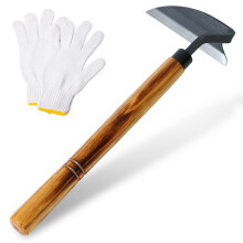 Ucatcher Japanese Style Hand Weeding Hoe Patio Weed Remover Tool 34cm Hand Weeding Hoe High-Carbon Steel Gardening Tools One-Piece Molding Garden Hoes