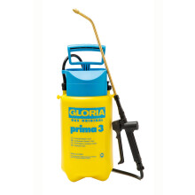GLORIA Prima 3 Pressure Sprayer | Garden Sprayer | 3 Litre Capacity | Adjustable Brass Nozzle | Compact for the Small Garden