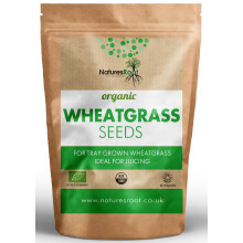 Natures Root Organic Wheatgrass Sprouting Seeds 1kg - Superfood | Non GMO | Microgreen Sprouts | Garden Planting | Wheat Grass Juicing | Cat Grass