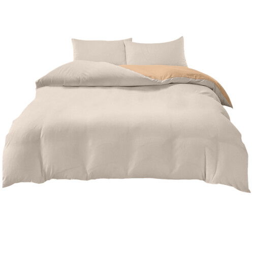 Parure de lit Milk Tea Cheese, polyester, 180 x 220 cm & 1