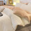 Parure de lit Milk Tea Cheese, polyester, 180 x 220 cm & 5