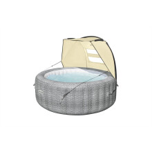Lay-Z Spa 60304 Hot Tub Canopy Cover for Weather and Sun Shelter, Hot Tub Accessories, Fits Most Lay-Z-Spa Models, Multicolor, 109.0 cm*183.0 cm*94.0