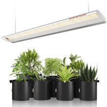 SPIDER FARMER SF600 Grow Lights Full 2x4ft Coverage Spectrum Grow Light for Indoor Plants Slim Design 384 Diodes LEDs Grow Lights Hydroponics Seedling