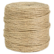 tenn well 100M Jute Twine String, 4 Ply 4mm Thick Garden Twine String for DIY Crafts, Gift Wrapping, Bundling Packing and Gardening (Brown)