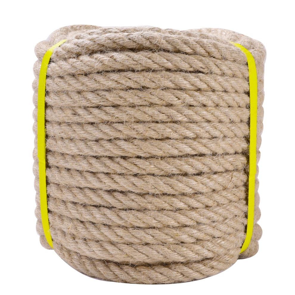 Lz.mzxu Jute Rope 10M/15M/20M String Garden Twine For Outdoor Use, Decorating?Diy Arts Bundling Crafts 5051224462438