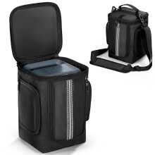 Jaffzora Travel Carrying Case fit for Anker SOLIX C300 Portable Power Station ? Compatible Storage Bag for Power, Charging Cables & Accessories