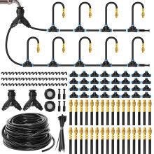 MIXC 360? Adjustable Irrigation System Kit, 200 FT Quick-Connect Drip Irrigation Kits, Automatic Garden Watering System with 1/4" Fast-Lock Tubing -