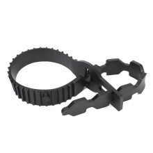 KINGLAKE 8Pcs 50cm Black Tree Ties Straps Supports Heavy Duty Shrub Ties Adjustable Interlock Garden Tree Ties for Shrub Rose Tree Plant Support