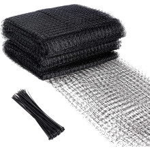 LATERN Heavy Duty Bird Netting, 2.1m x 15.3m Plastic Anti Bird Protection Net Garden Plant Mesh Fruit Trees Netting for Vineyard Vegetables Flowers