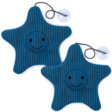 Hot Tub Scum Absorber Stars ? 3D Honeycomb Mesh Oil Absorbing Sponges for Scum ? 2 Washable Pool & Spa Defoamers for Hot Tub ? Hot Tub Accessories for