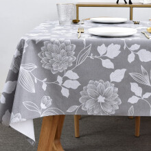 Plenmor Table Cloth Wipe Clean Wipeable PVC Tablecloth Waterproof Wipe Clean Plastic Vinyl Table Cover Protector Rectangular for Outdoor Picnic Party
