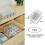 Clear plastic storage box with 4 compartments and lid 7