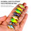 Mini-Wobbler-Angelköder, schwimmender Crankbait für Hecht, Zander, Barsch, Hard Ba U0I7 3