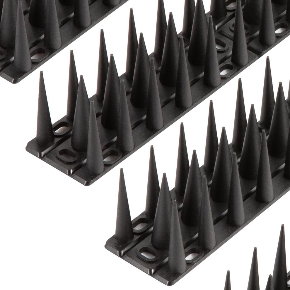 Offo Bird Spikes, Pigeon Spikes For Pigeon Deterrent To Keep Bird Or Animals Away, Fence Spikes Of Bird Deterrent Covers 4.45M, Black 5051224470013