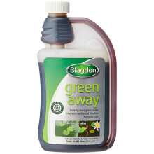 Blagdon Green Away Pond Water Treatment, Clears Green Water and Suspended Algae Particles, Natural, Plant Friendly, Safe for Fish, 500 ml, Treats
