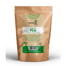 Natures Root Organic Pea Sprouting Seeds 500g - Superfood | Non GMO | Microgreen Sprouts | Garden Planting | Vegetable Gardening