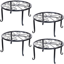 Tosnail 4 Pack Metal Plant Stand, Planter Support Rack, Plant Pot Stands, Planter Holder Heavy Duty, Rust Proof Iron Potted Plant Flower Pot Stand for