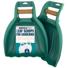 MEKKAPRO Set of 2 Garden Leaf Grabbers, Leaf Scoops and Garden Claws V2.0 - Sturdy Ergonomic Grip Leaf Rake - Leaf Collector Grabber - Big Hand Held