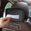 Caixa de lenços de papel retangular preta com estampa de carro em PU, ideal para presentear amigos. 4