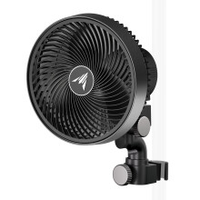 AC Infinity CLOUDRAY S6, Grow Tent Clip Fan 15cm with 10 Speeds, EC Motor, Weatherproof IP-54, Quiet Hydroponics Circulation Cooling Black, Auto