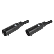 2X 19 Pins Air Descaler Needle Tool Kit Fits Air Chisel Hammer Removes Paint and Rust Scaler Kit